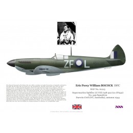 Eric Bocock DFC, Spitfire Mk VIII A58-322, No 549 Squadron RAF, Australia, 1944