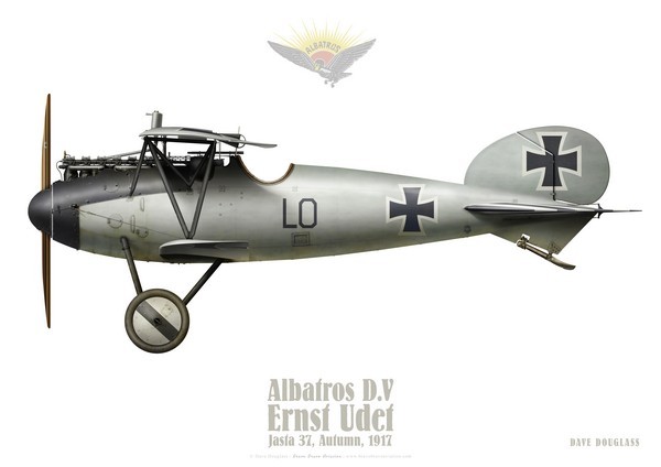 Albatros D.V, Ernst Udet, Jasta 37, Autumn 1917 - Bravo Bravo Aviation